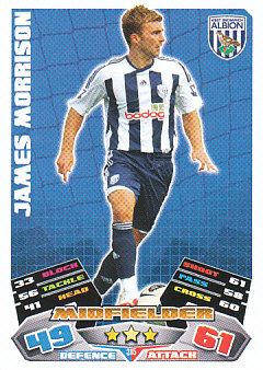 James Morrison West Bromwich Albion 2011/12 Topps Match Attax #315